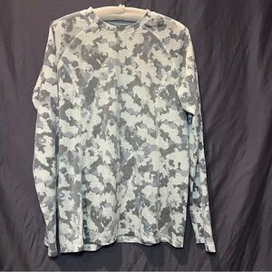 Outdoor Research Crew Base Layer Top - size Large - grey/white